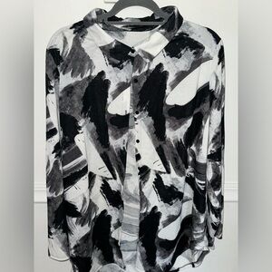 LULAROE (LLR-LS0011) SIZE XL LONG SLEEVE BUTTON DOWN TOP